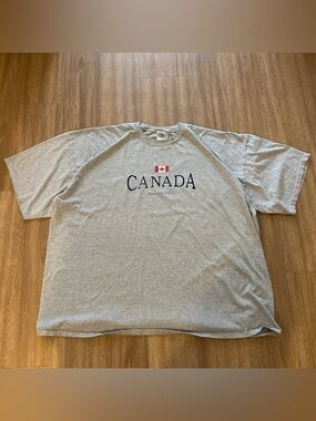 Gildan Grey Canada Niagara Falls Graphic Tee